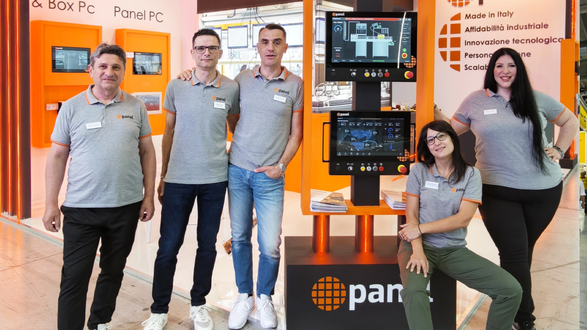 Foto dello stand Panel realizzato per SPS Italia