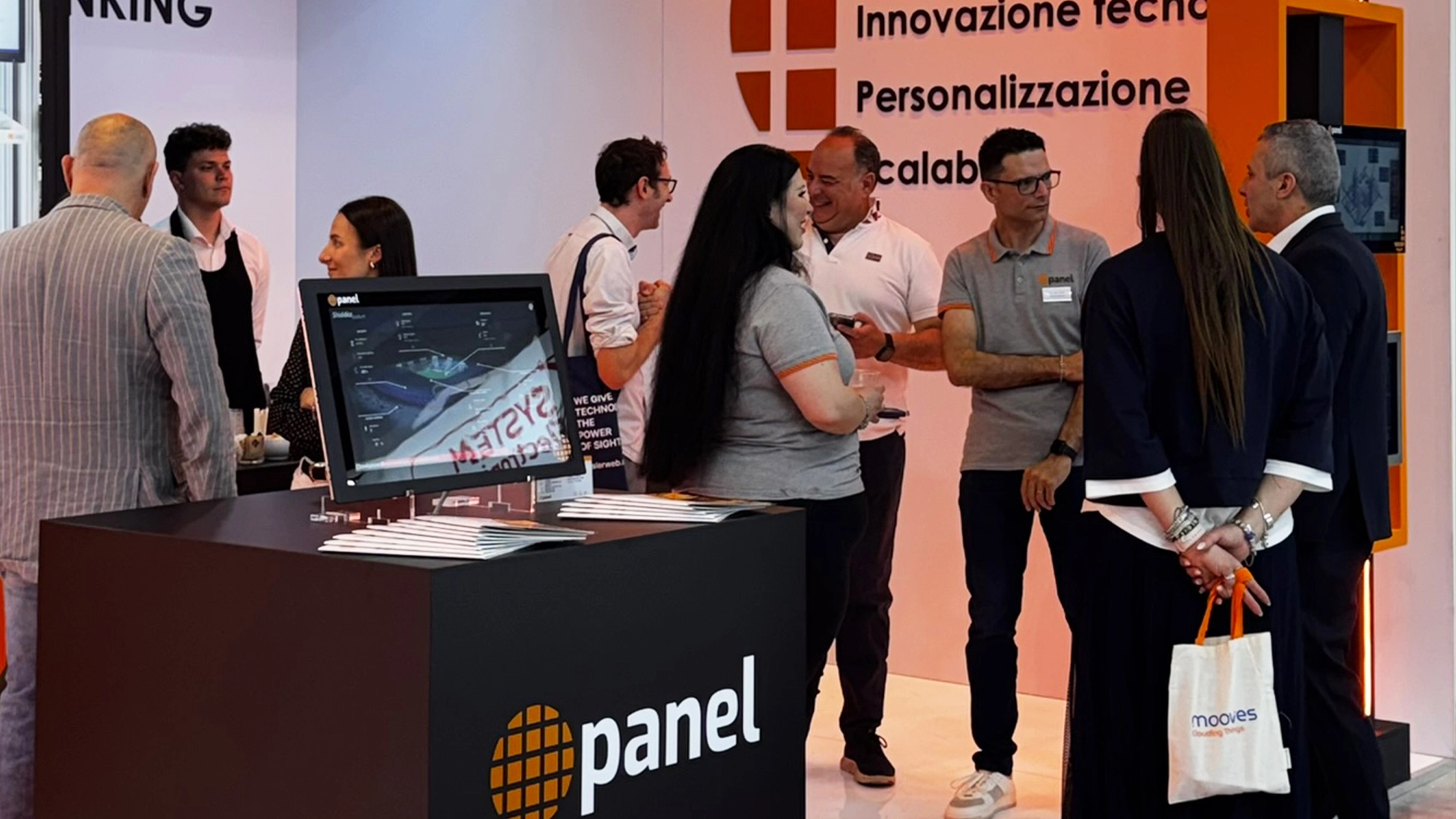 Foto dello stand Panel realizzato per SPS Italia
